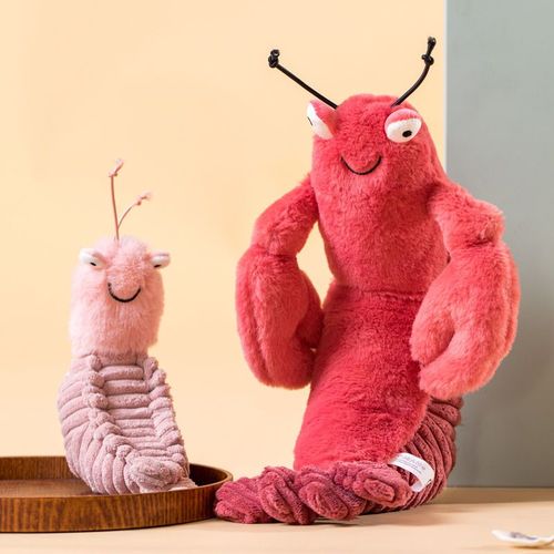 厂家销售larry小龙虾公仔谢尔顿虾皮皮虾毛绒玩具玩偶娃娃礼物